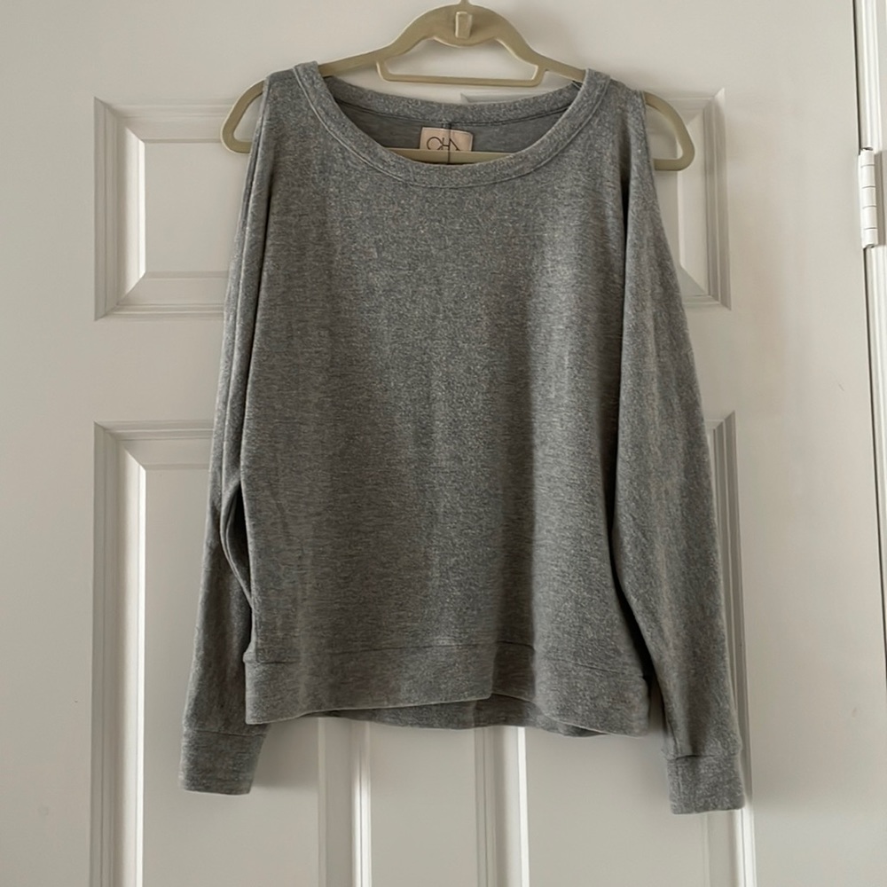 WOMEN’S CHASER SUPER SOFT CUTOUT SWEATSHIRT NWT SIZE S